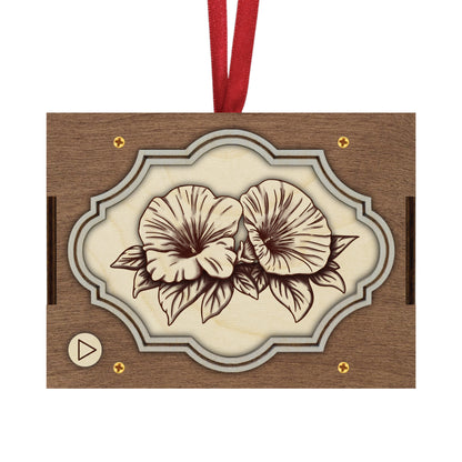 Flower MP3 Musical Ornament, 21 Flower Choices