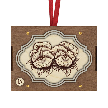 Flower MP3 Musical Ornament, 21 Flower Choices