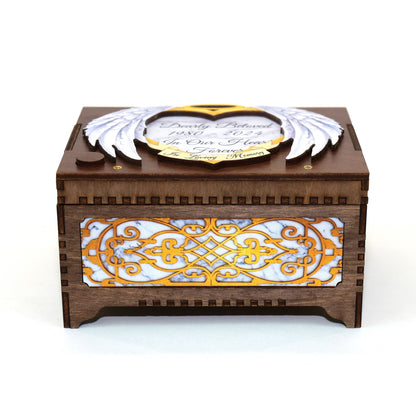 Angel Wings Memorial Music Box