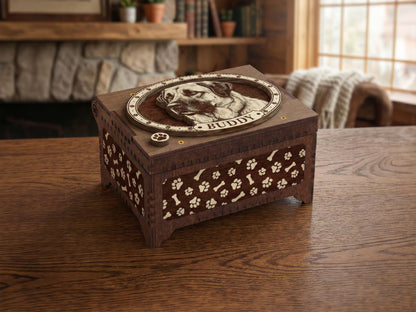 Anatolian Shepherd Dog Custom Memorial Music Box, Urn