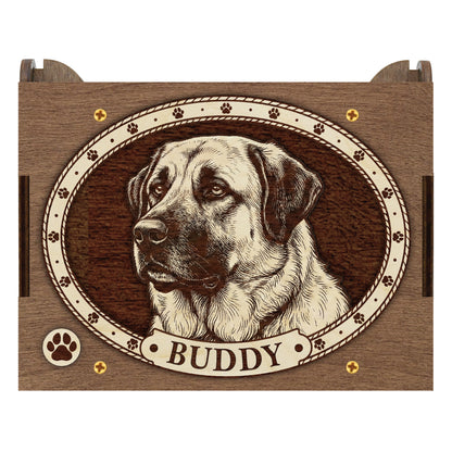 Anatolian Shepherd Dog Custom Memorial Music Box, Urn