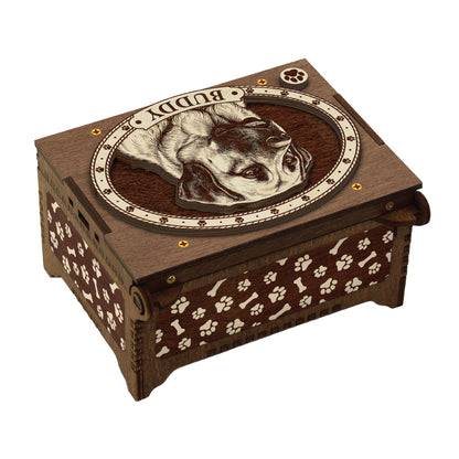 Anatolian Shepherd Dog Custom Memorial Music Box, Urn