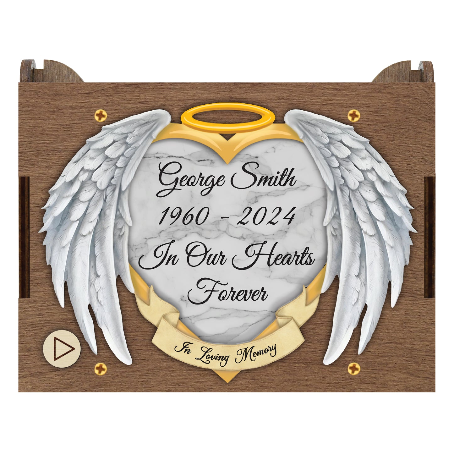 Angel Wings Memorial MP3 Music Box