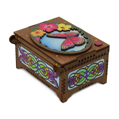 Colorful Butterfly Music Box