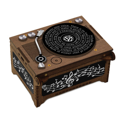 Record Player MP3 Music Box