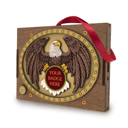 Patriotic Bald Eagle MP3 Musical Ornament