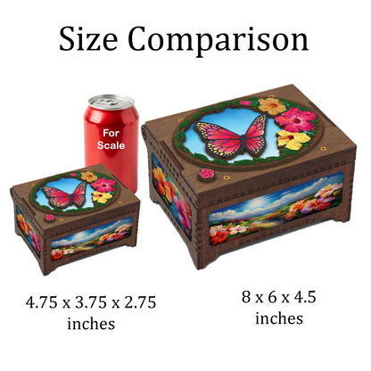 Colorful Butterfly MP3 Music Box