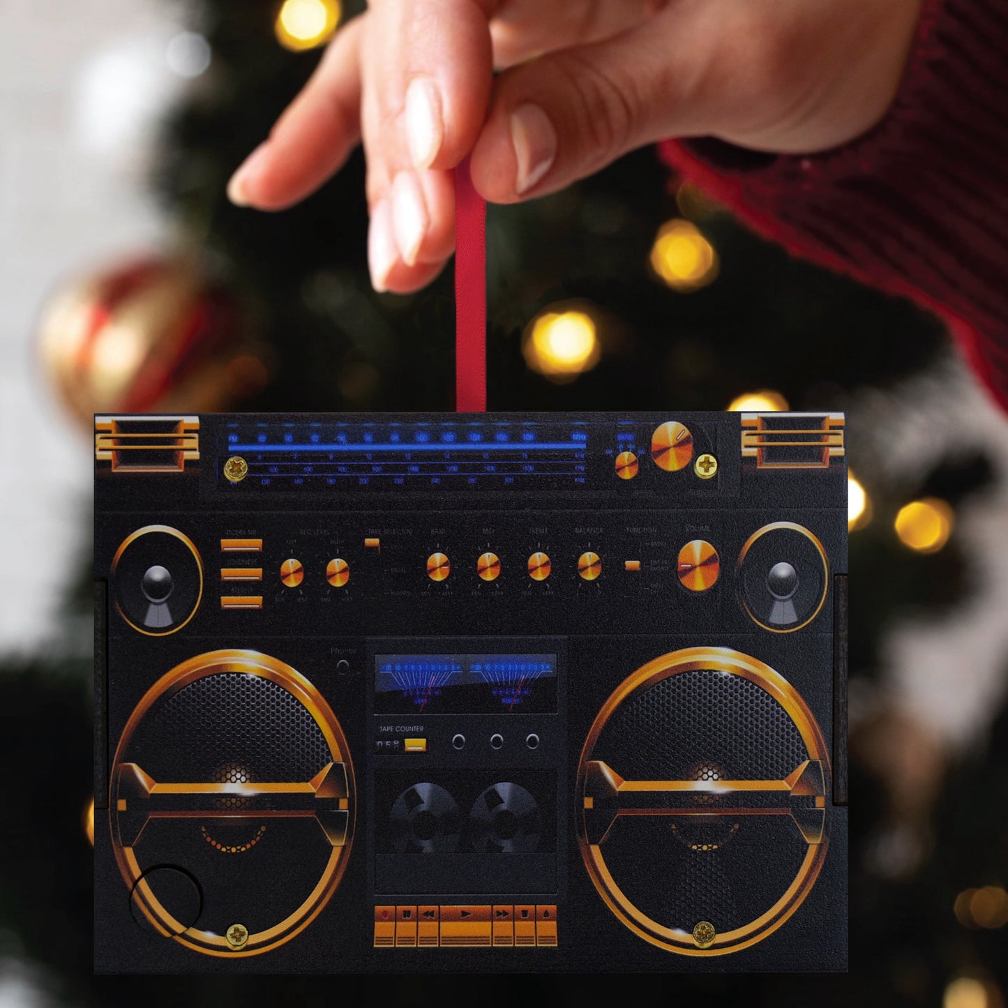 Boombox Ornament