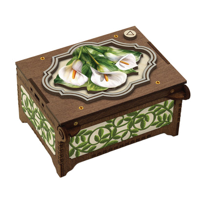 Colorful Calla Lily Music Box