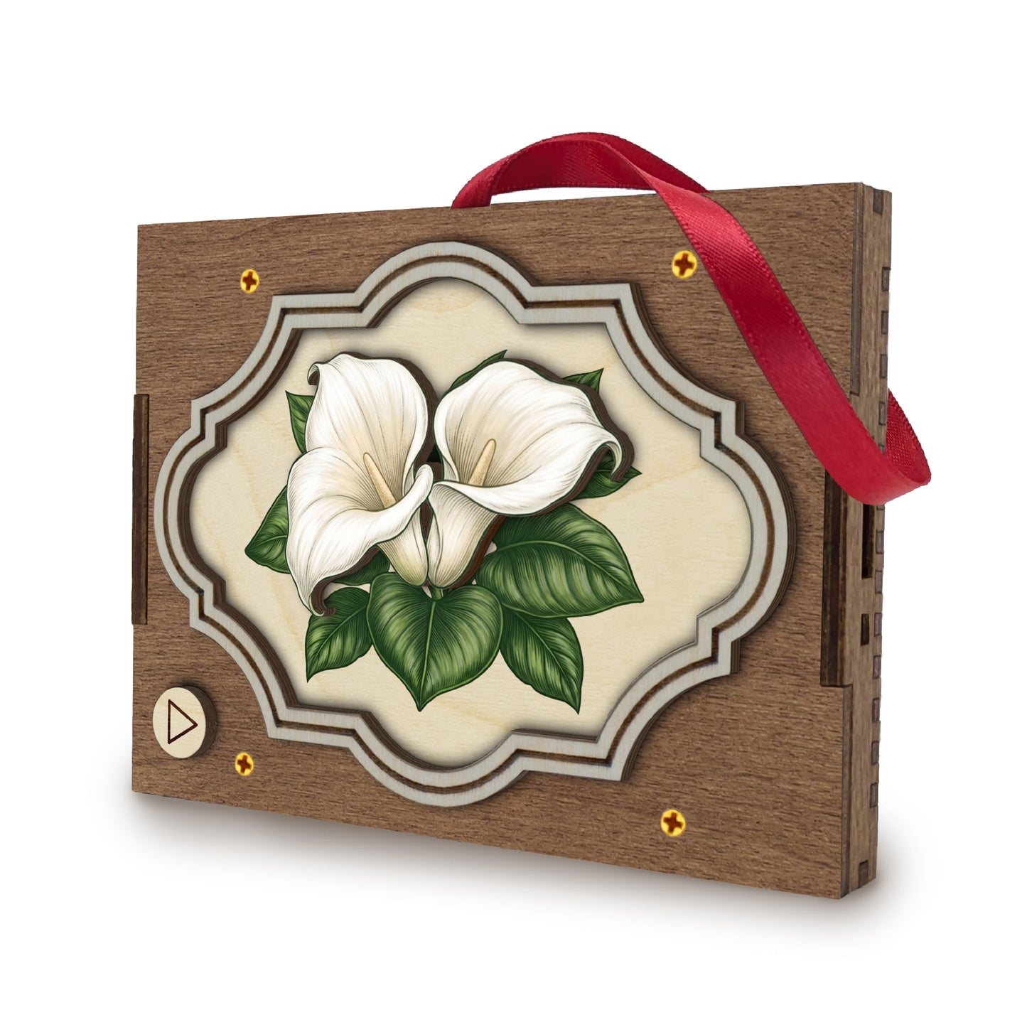 Flower MP3 Musical Ornament, 21 Flower Choices