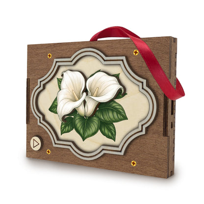 Flower MP3 Musical Ornament, 21 Flower Choices