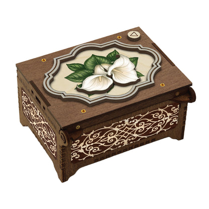Colorful Calla Lily Music Box