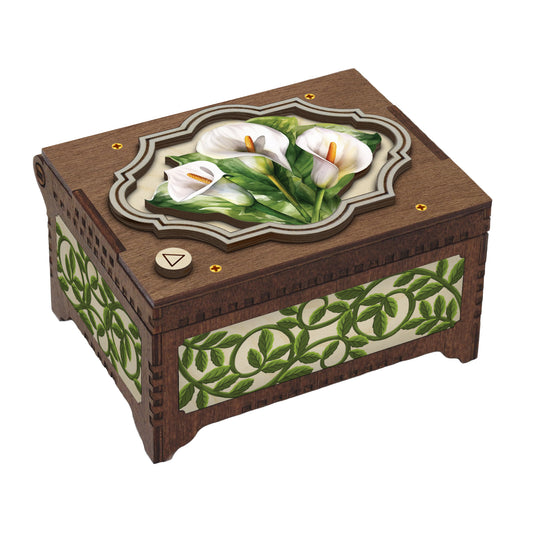 Colorful Calla Lily Music Box