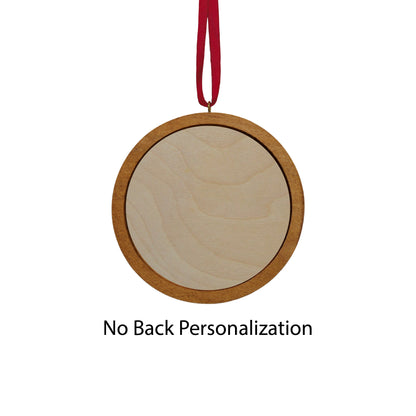 Hummingbird Carved Wood Ornament