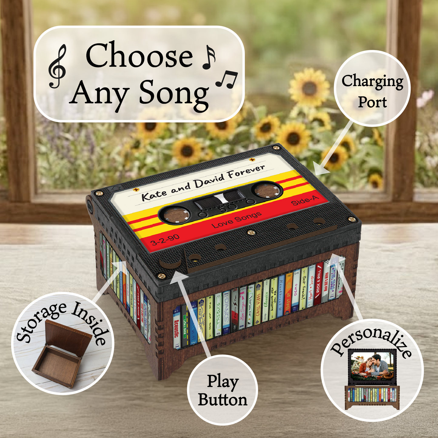 Cassette Tape MP3 Music Box