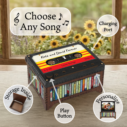 Cassette Tape MP3 Music Box
