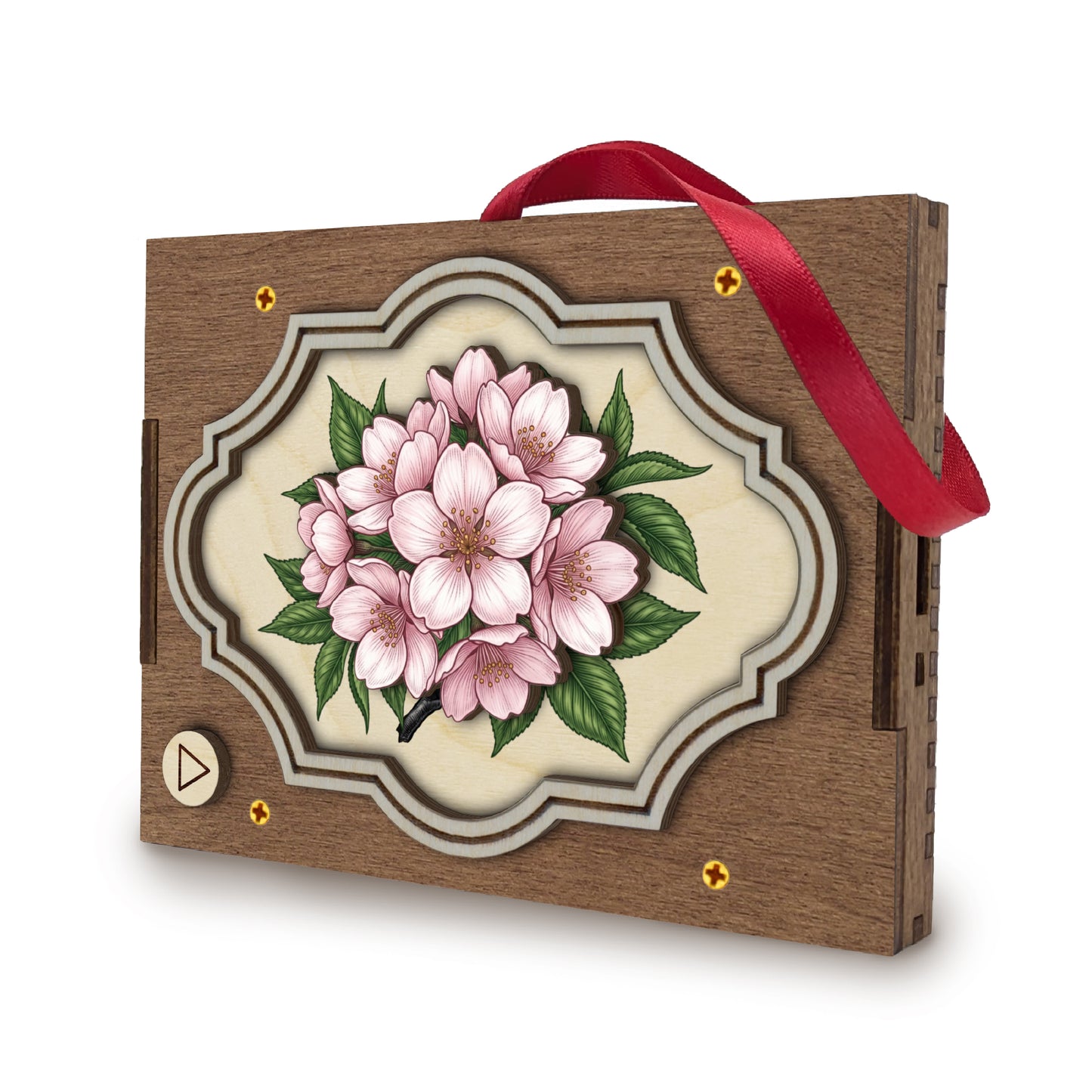 Flower MP3 Musical Ornament, 21 Flower Choices