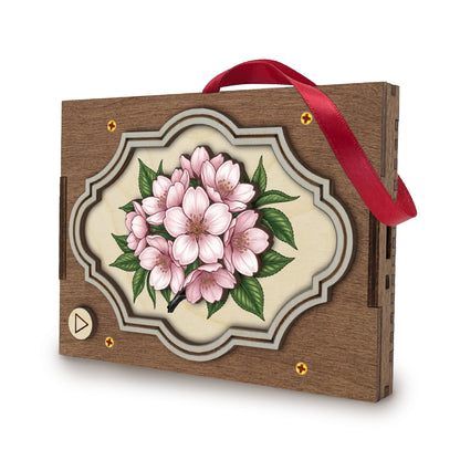 Flower MP3 Musical Ornament, 21 Flower Choices