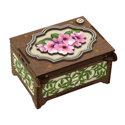 Colorful Cherry Blossom Music Box
