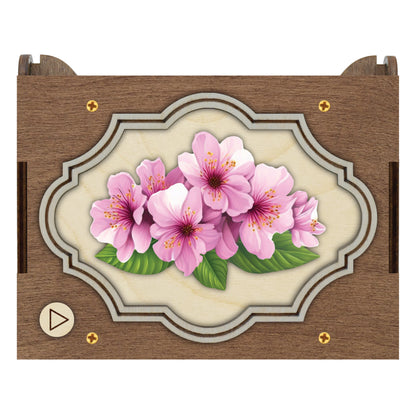 Colorful Cherry Blossom Music Box