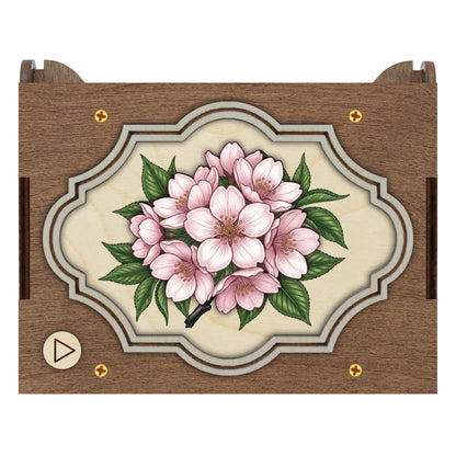 Colorful Cherry Blossom Music Box