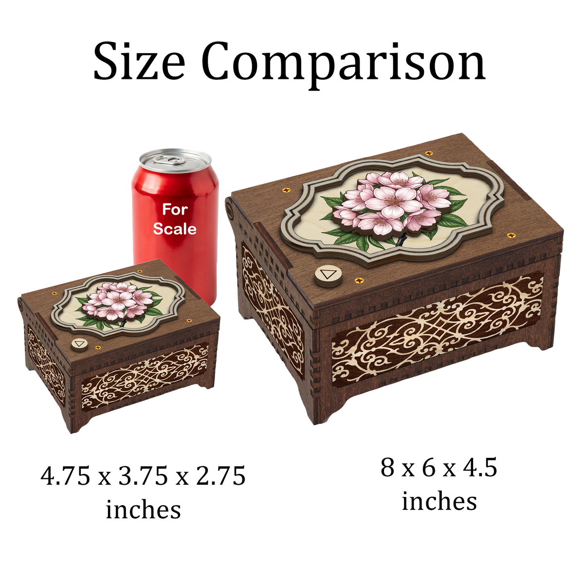 Colorful Cherry Blossom Music Box