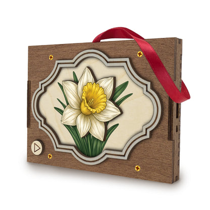 Flower MP3 Musical Ornament, 21 Flower Choices