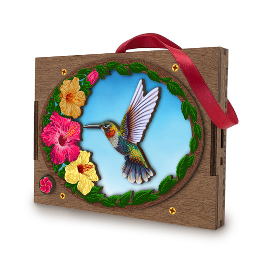 Hummingbird Colorful MP3 Musical Ornament