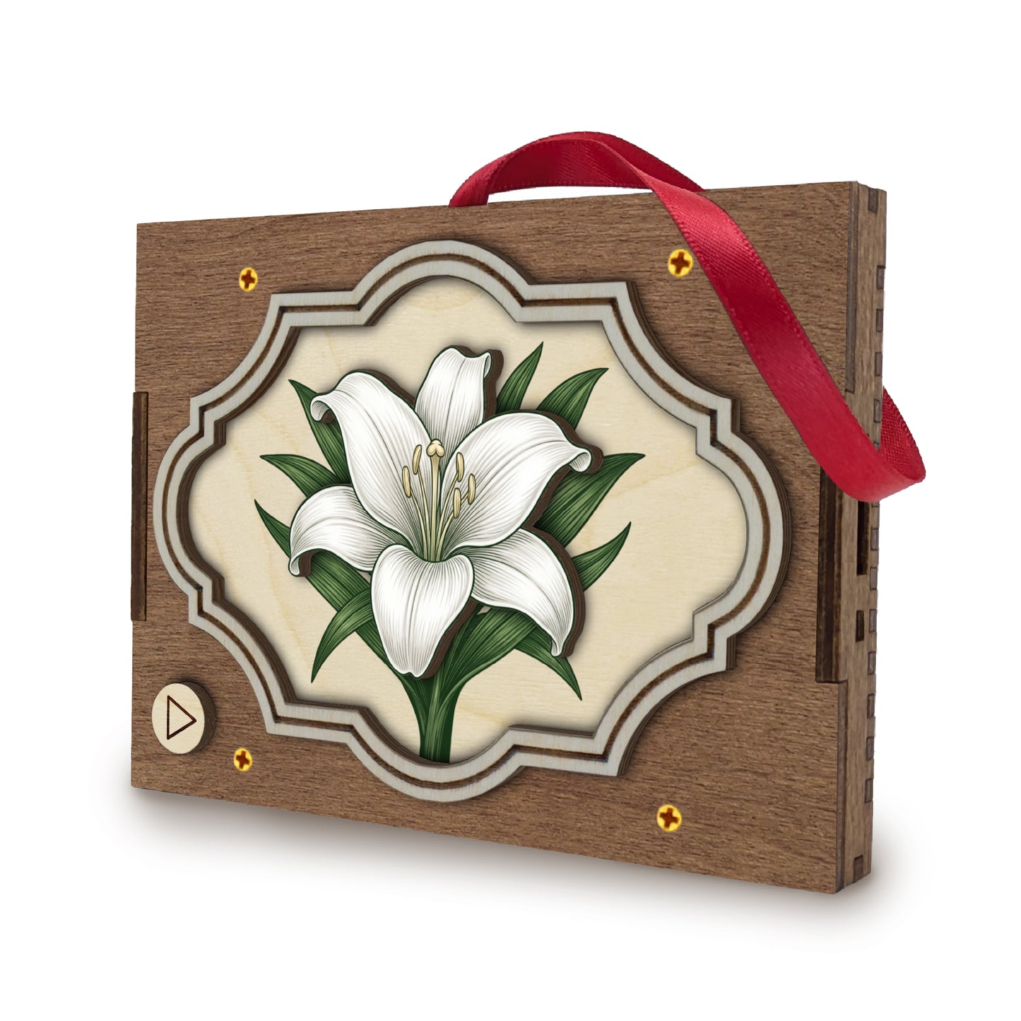 Flower MP3 Musical Ornament, 21 Flower Choices