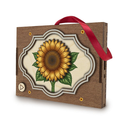 Flower MP3 Musical Ornament, 21 Flower Choices