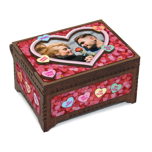Romantic Hearts MP3 Music Box