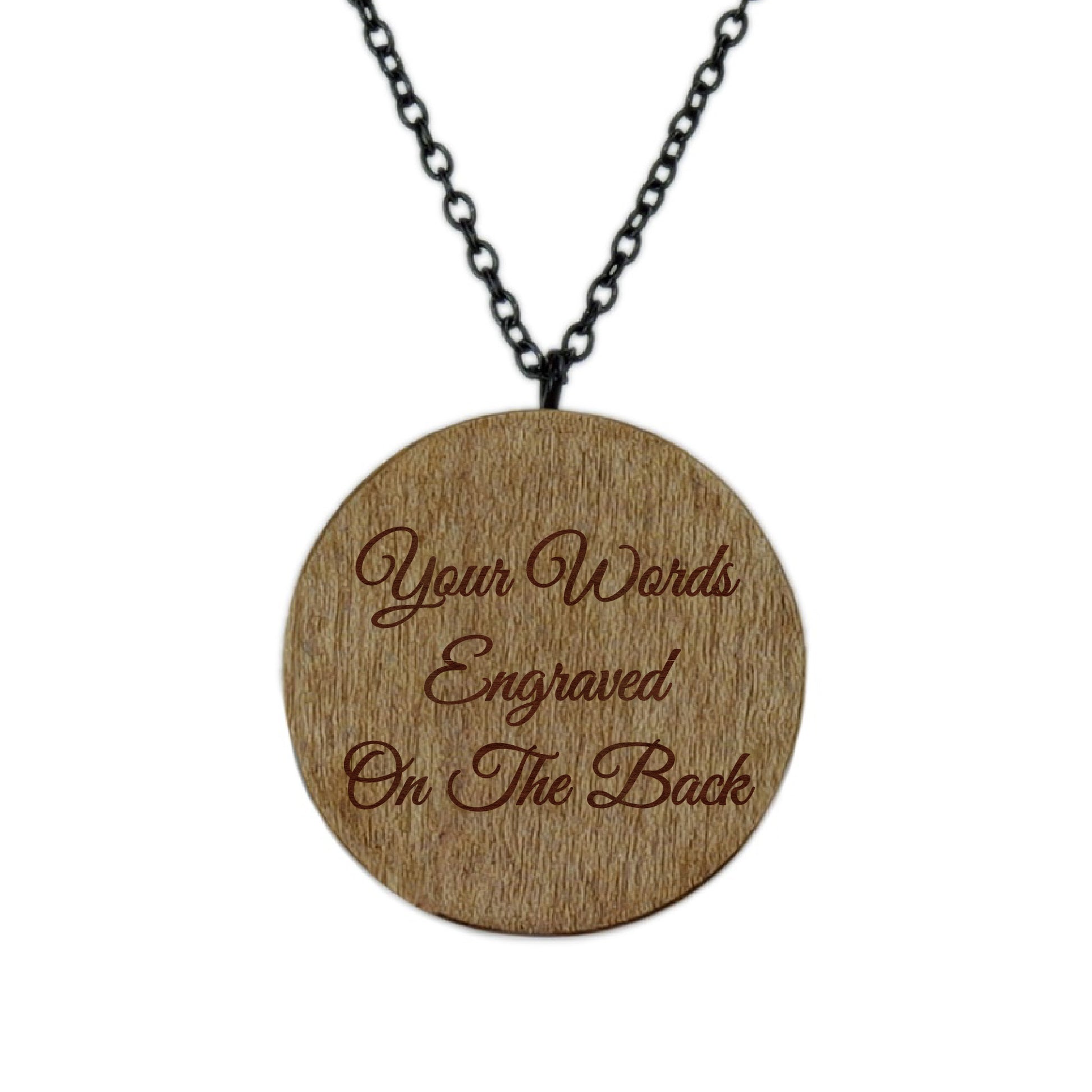 Owl Carved Wood Pendant Necklace – Davidson Workshop