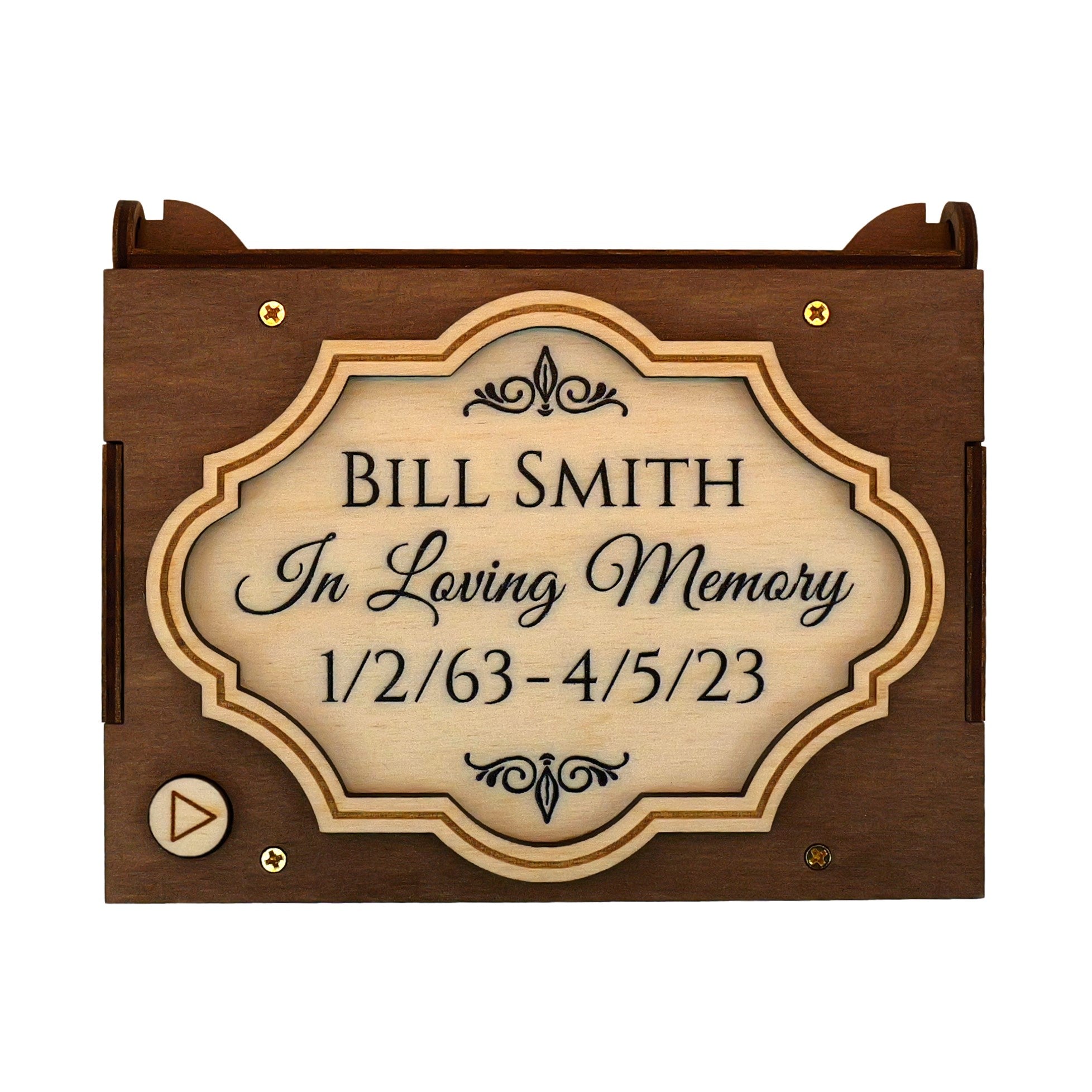 Personalized Park Bench Music Box Choose Your Song, Custom Traditional Wind Up store Wood Music Box, Memorial Music Box, Remembrance Music Box