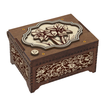 Flower MP3 Music Box - 21 Flower Options