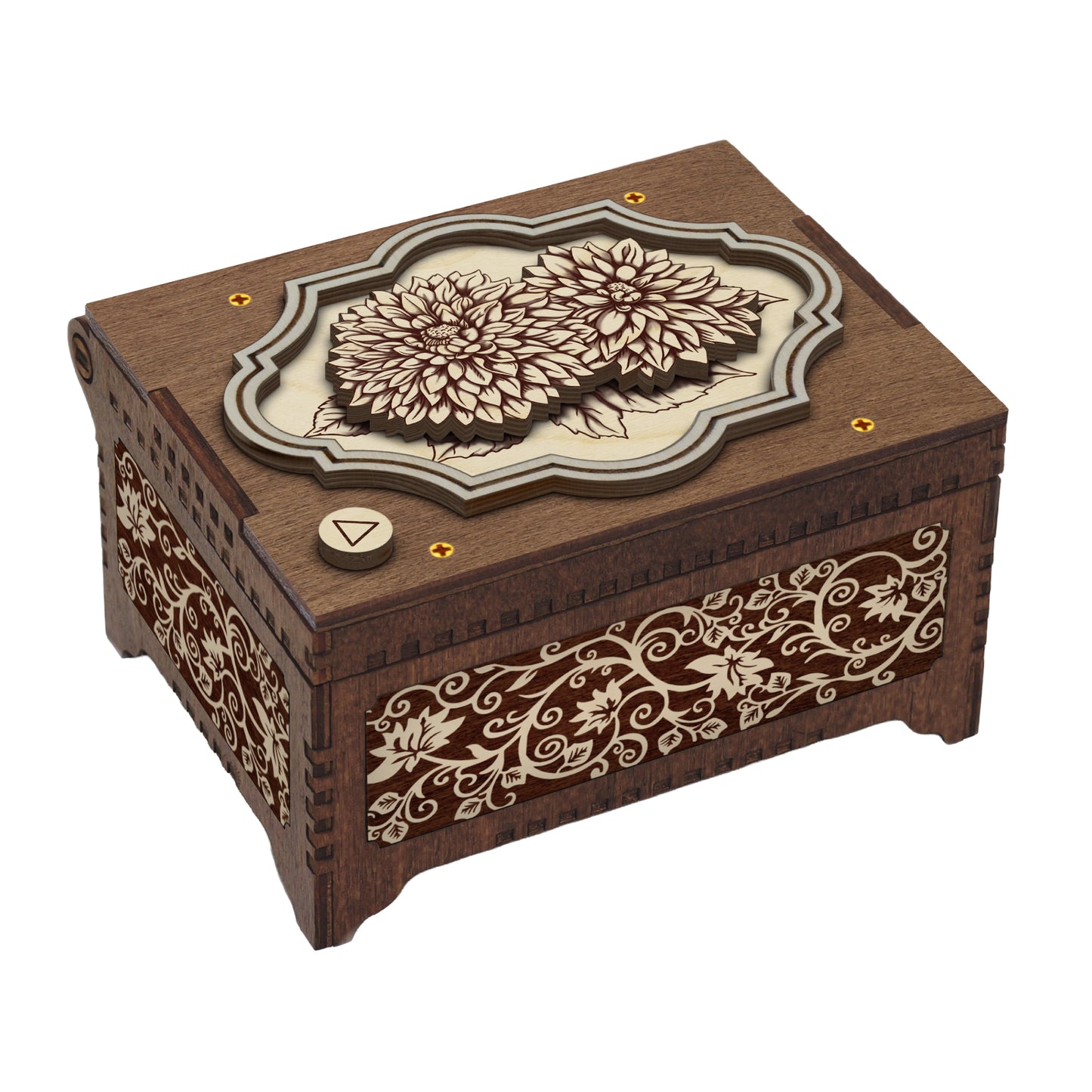 Flower MP3 Music Box - 21 Flower Options