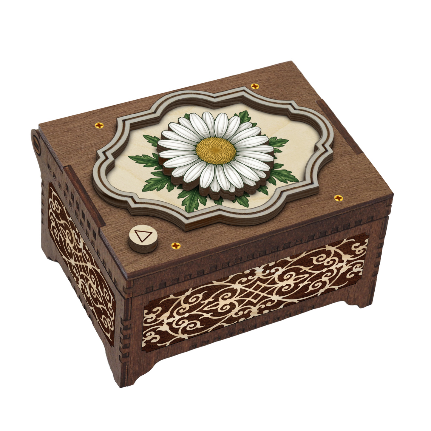 Colorful Daisy Music Box