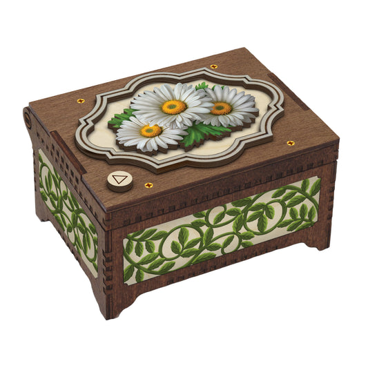 Colorful Daisy Music Box