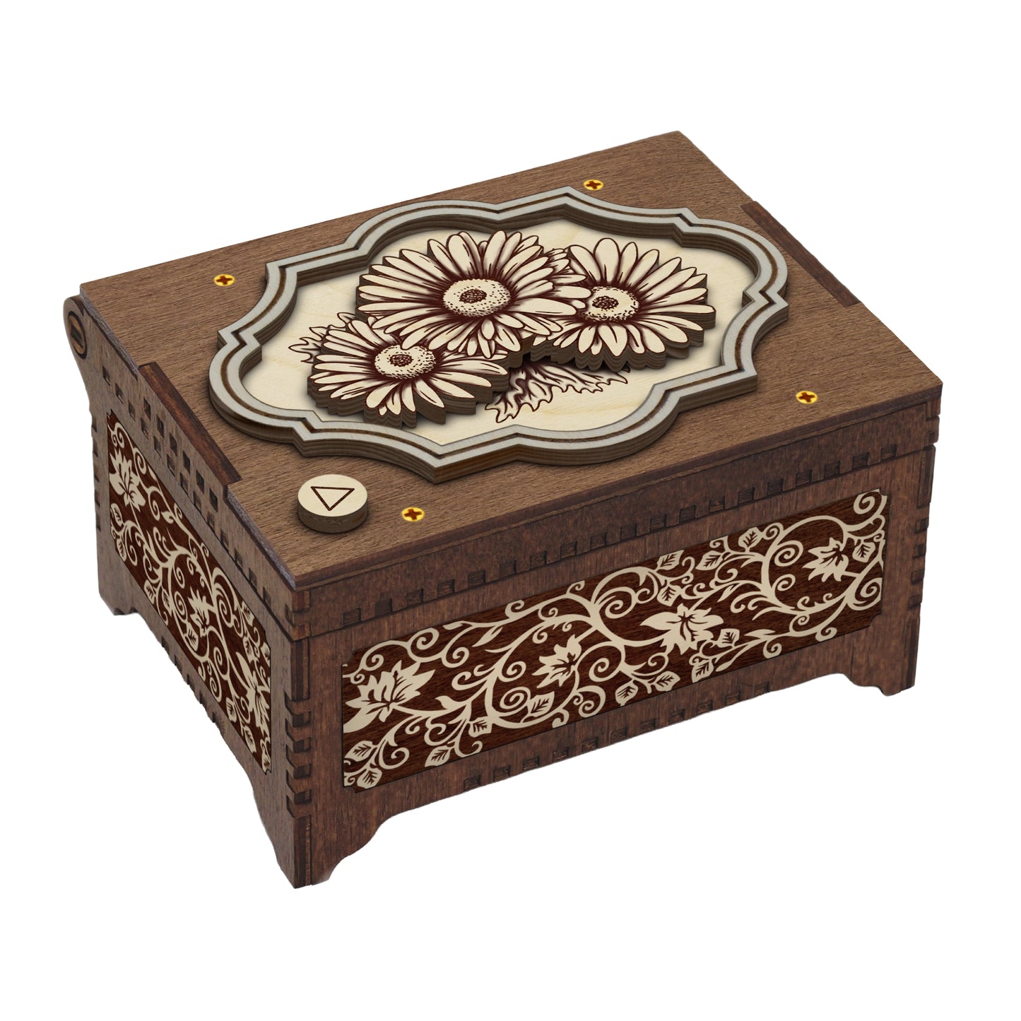 Flower MP3 Music Box - 21 Flower Options