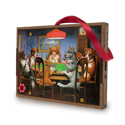 Dogs Playing Poker MP3 Musical Ornament