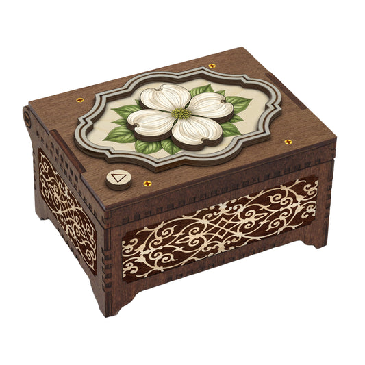 Colorful Flower Choice Music Box