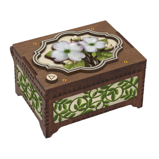 Colorful Dogwood Music Box