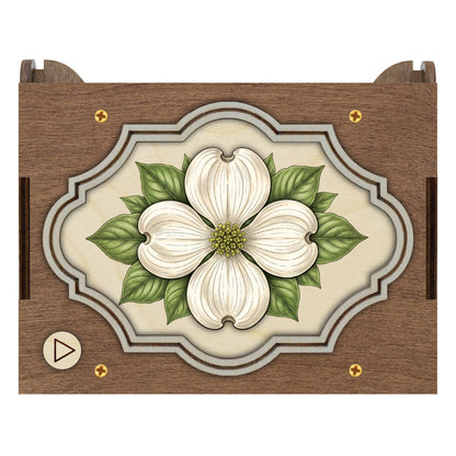 Colorful Dogwood Music Box