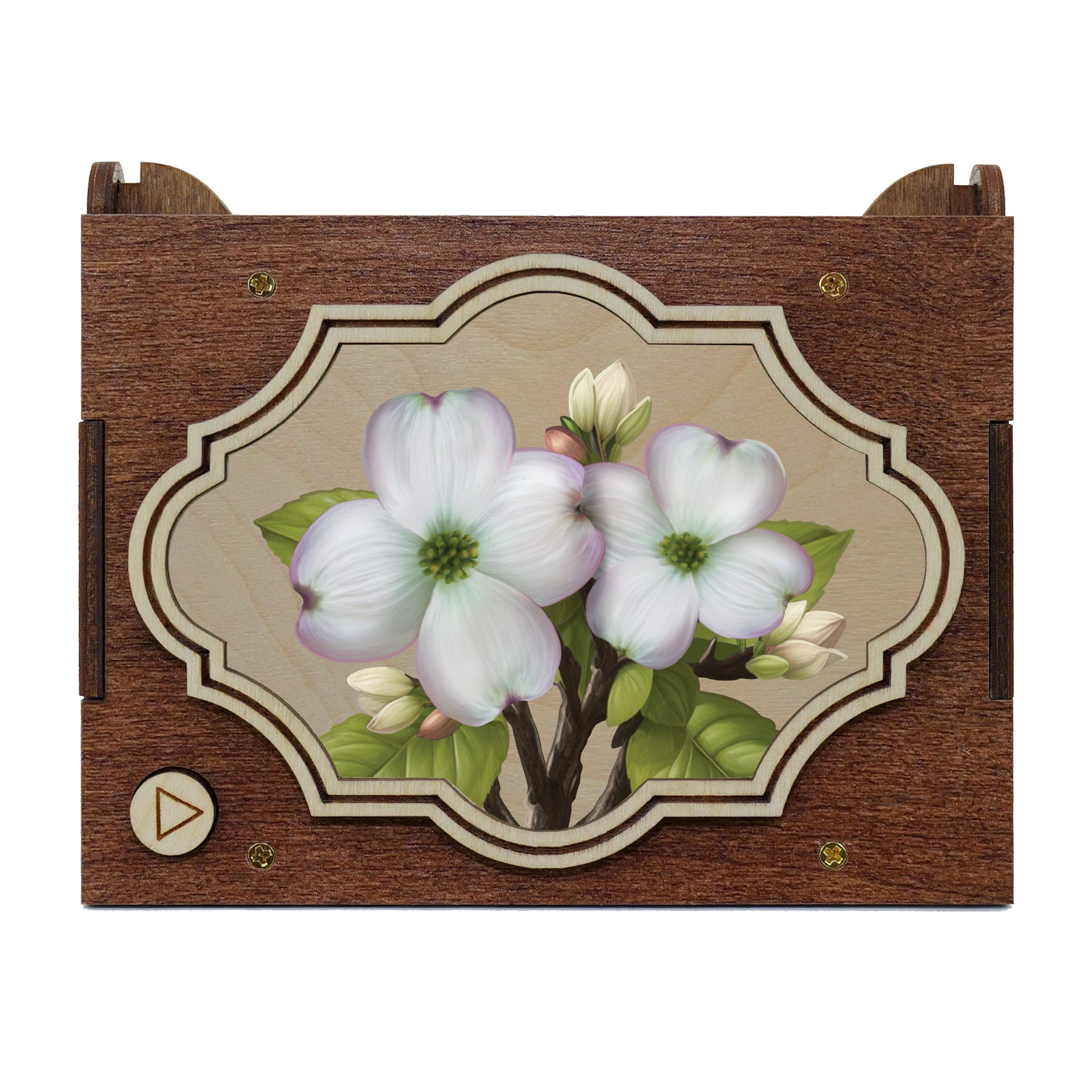 Plays Any Song Digital Music Box, Custom Song Rose, Magnolia, or Dogwood Box shops