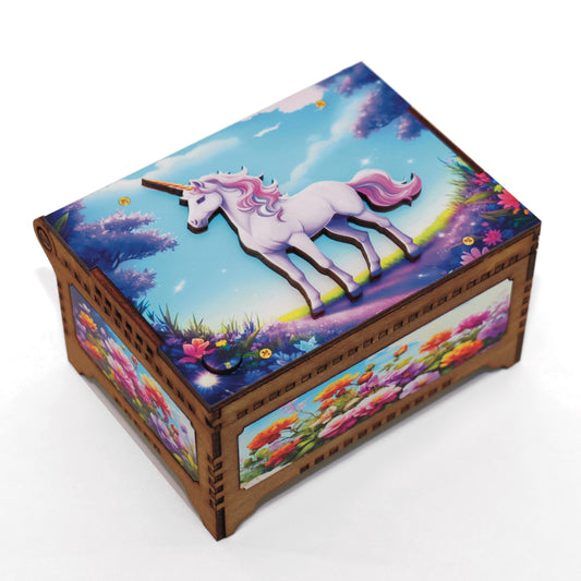 Create a custom music box with any song of your choice. Choose from