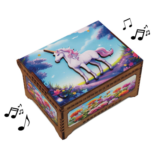 Unicorn Music Box