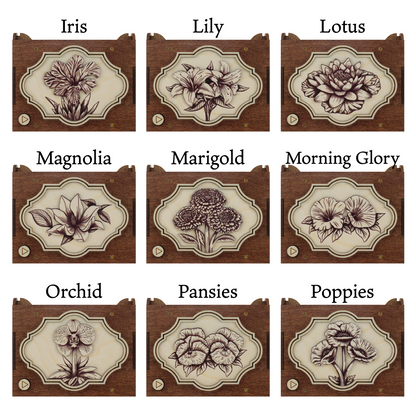 Flower MP3 Music Box - 21 Flower Options