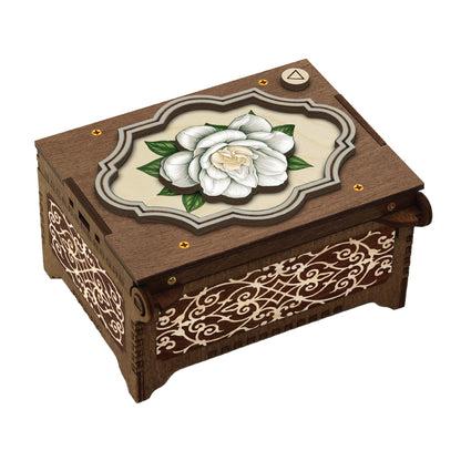 Colorful Gardenia Music Box