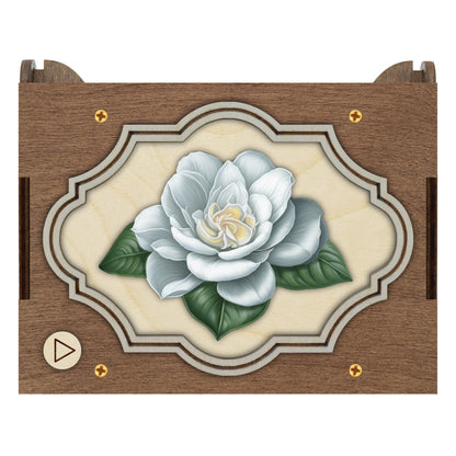 Colorful Gardenia Music Box