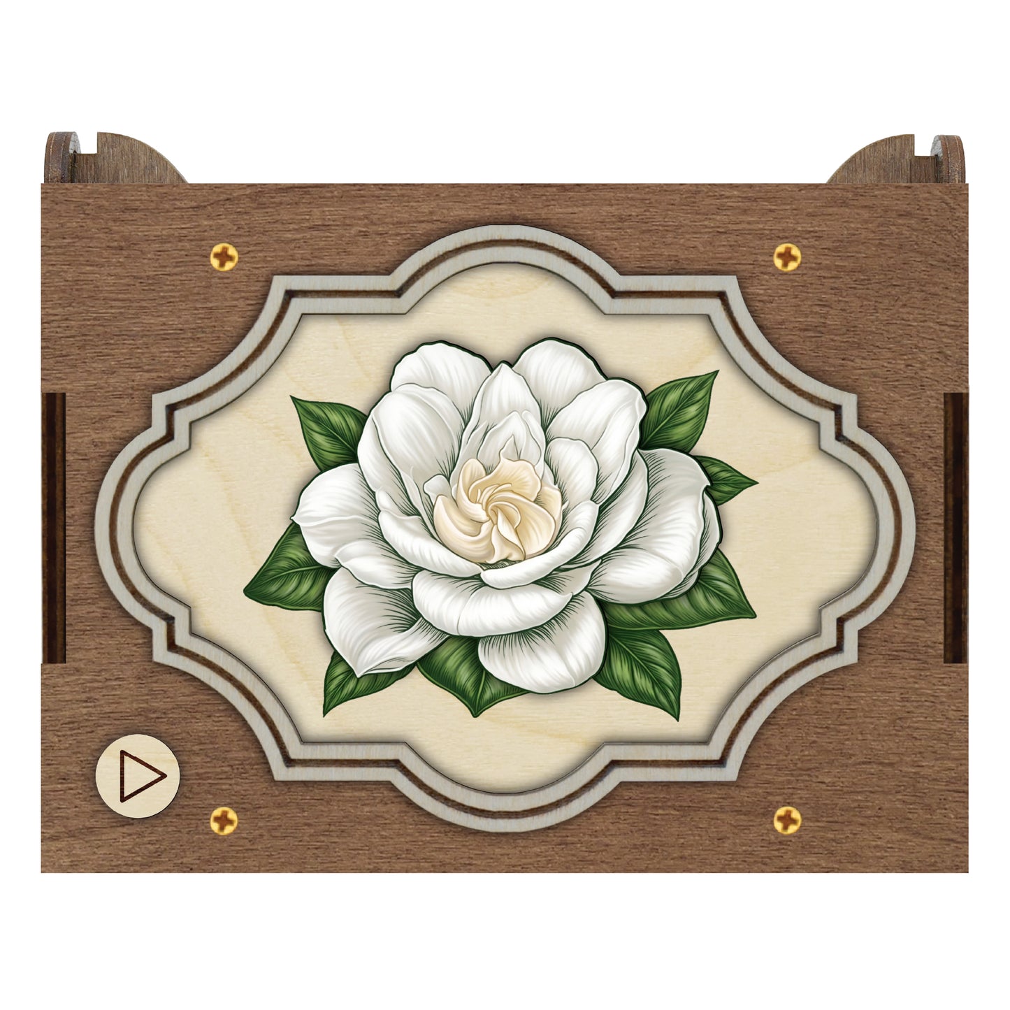 Colorful Gardenia Music Box