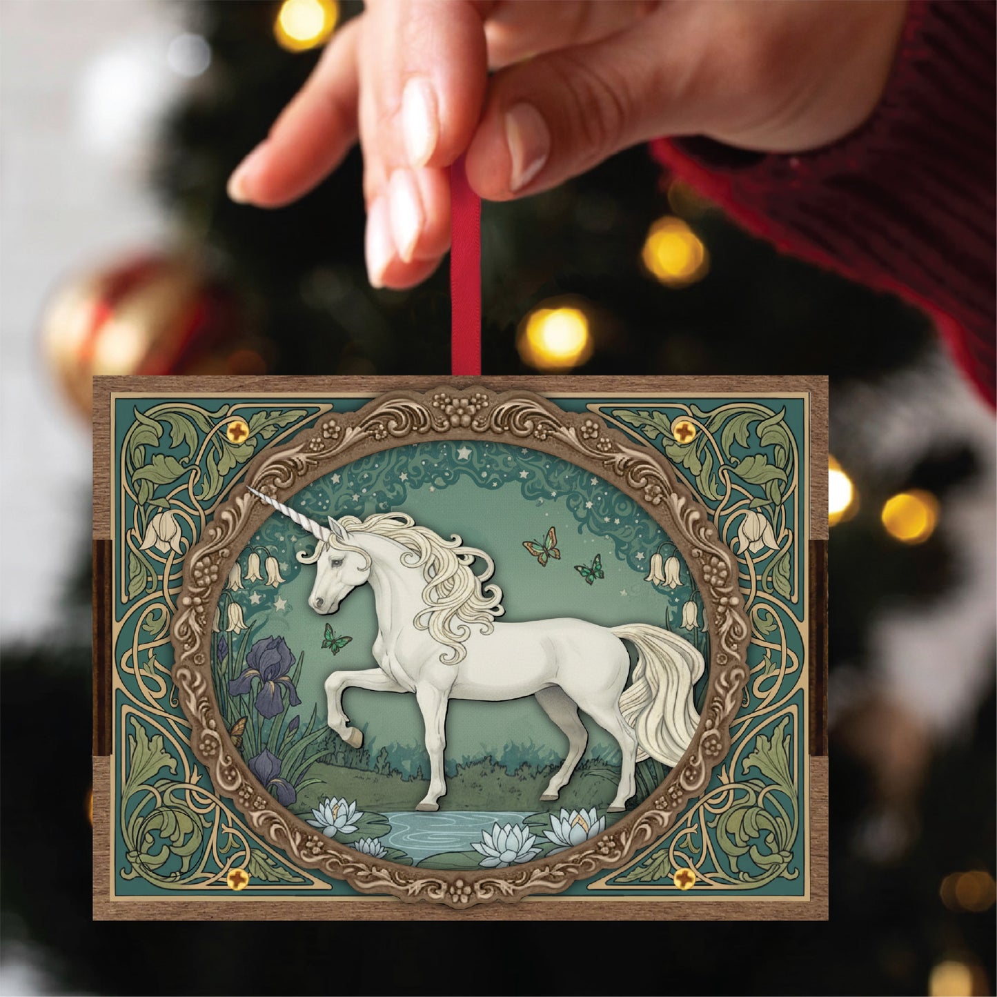 Unicorn MP3 Musical Ornament